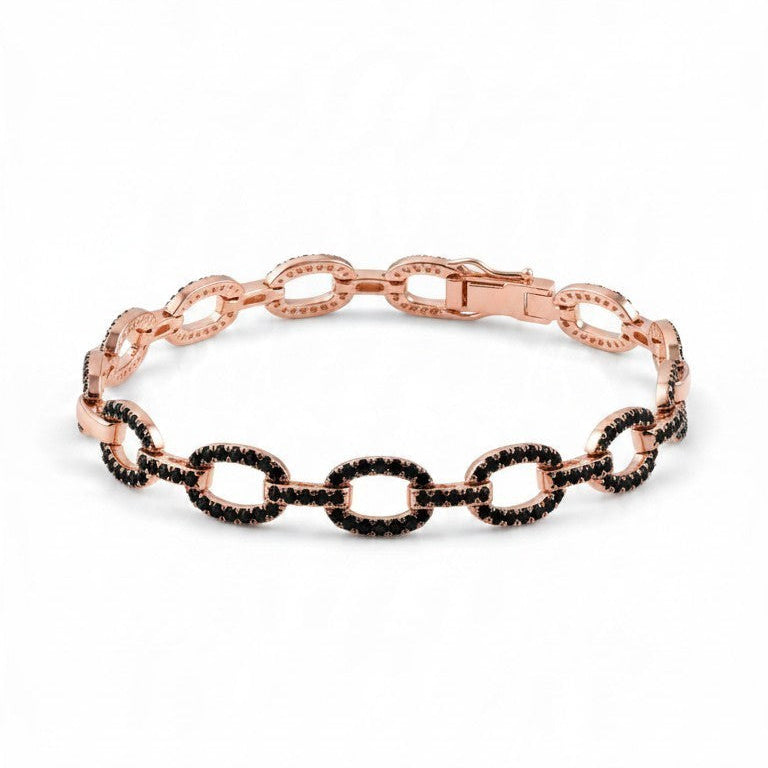 Tennis Choker Necklace, 2.3mm ADJUSTABLE Degradè, 925 Silver with Zirconia