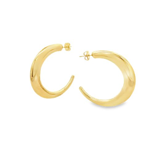 Orecchini Luna Grande, Argento S925