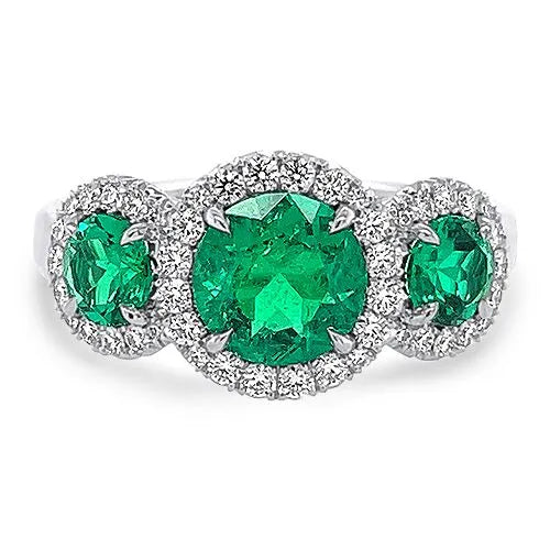 Trilogy Grande Tondo in Argento S,925 e Zirconi