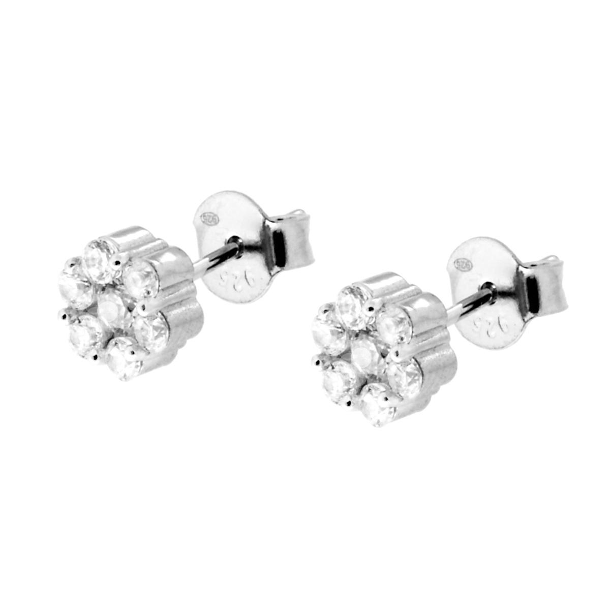 Cleopatra Ring, in 925 Silver with Rectangular Zircon