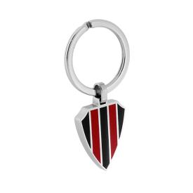 Red and black jersey keyring