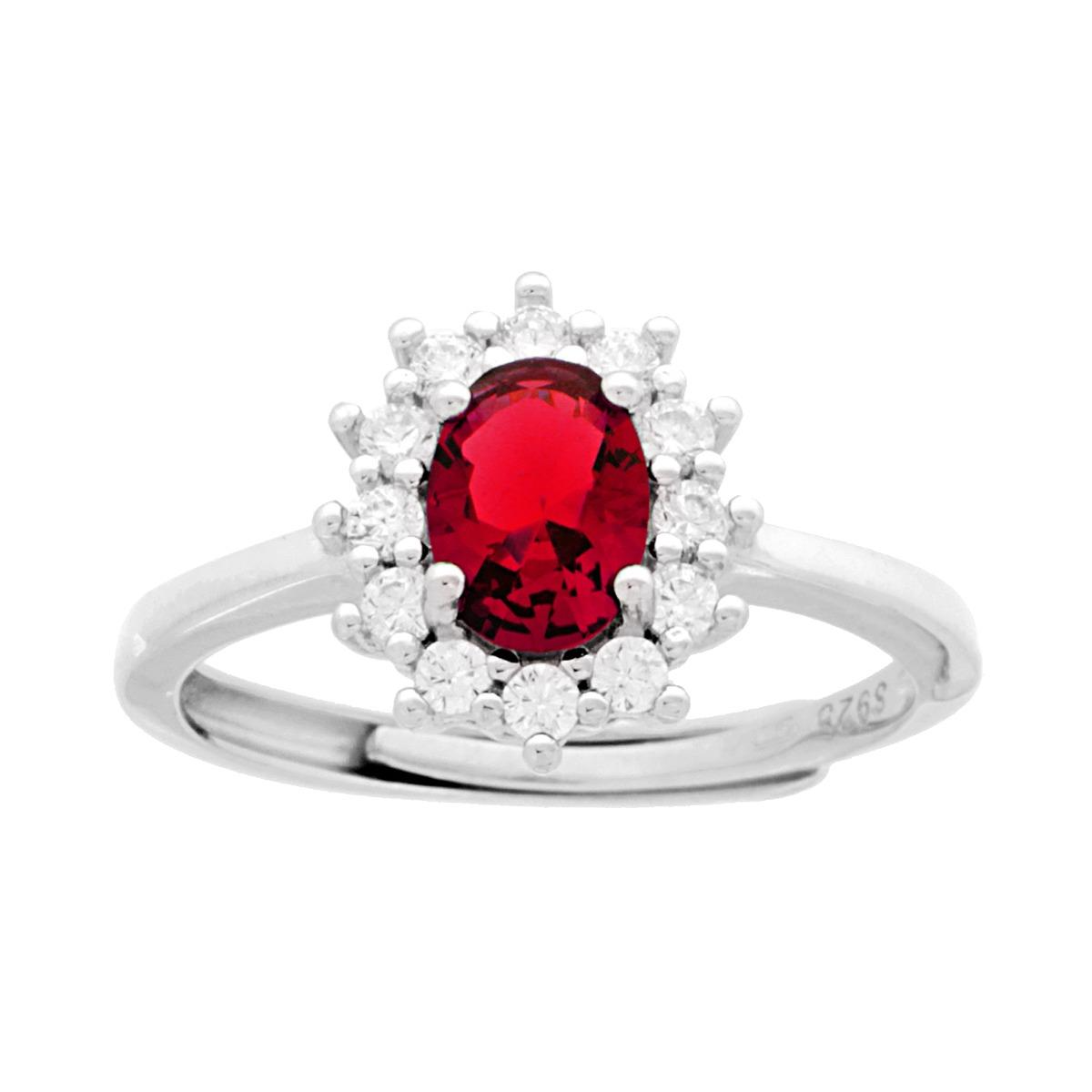 Anello Kate Rosso Standard , in ARGENTO S925