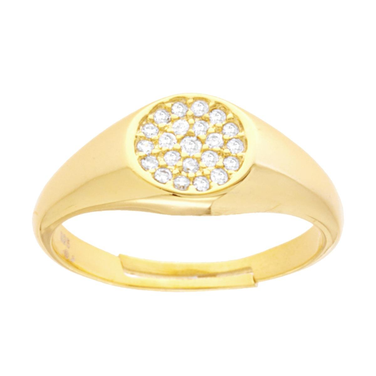 Anello Mini Chevalier Tondo in Argento 925