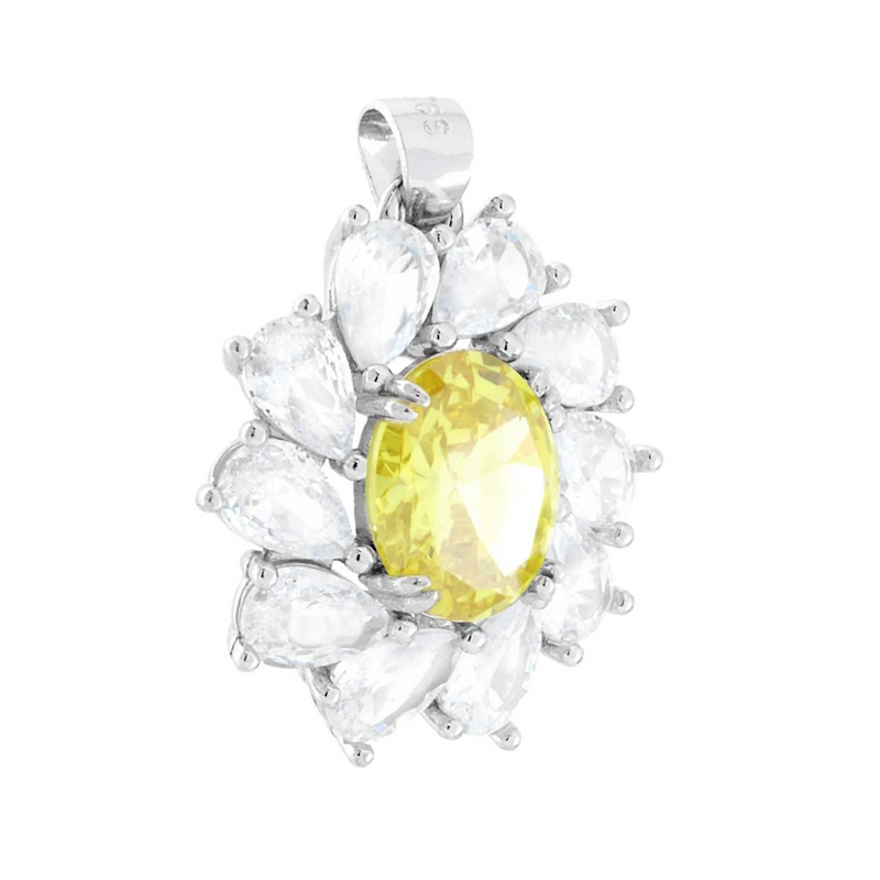 Bague rectangulaire Lady D en argent 925