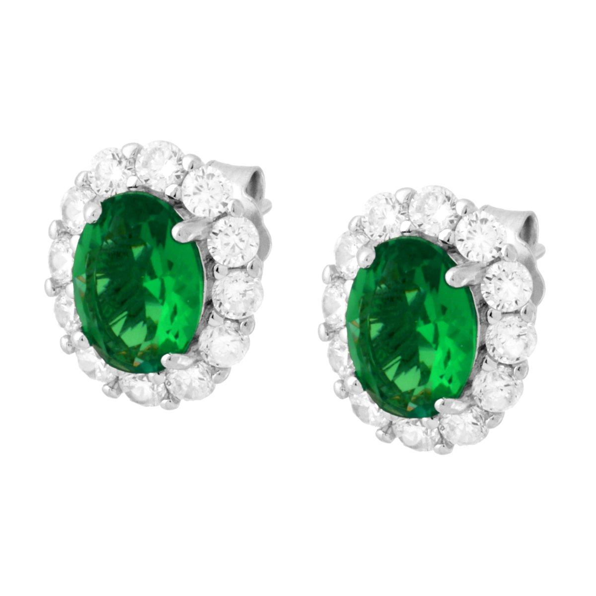 Orecchini Ovali Kate Big - in Argento S925