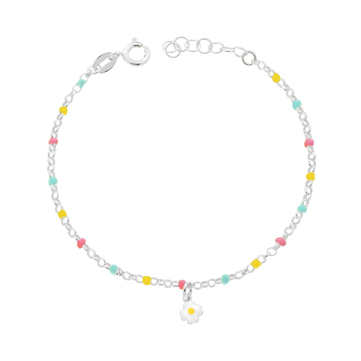 Braccialetto Margheritina, Argento S925