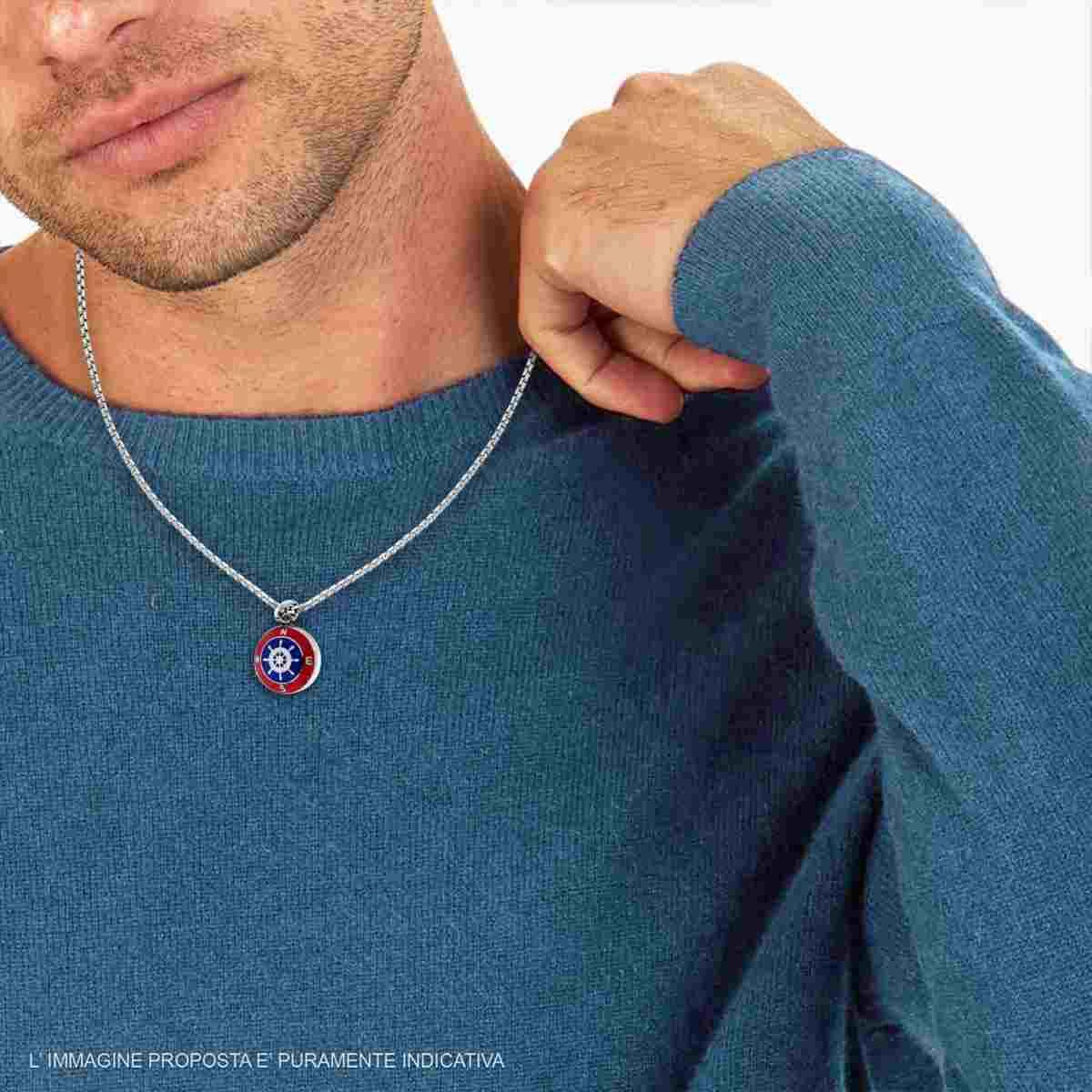 Angel Caller Necklace with Butterflies and Crystals, STAINLESS steel