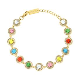 3mm Pink Tennis Bracelet, in S925 Silver