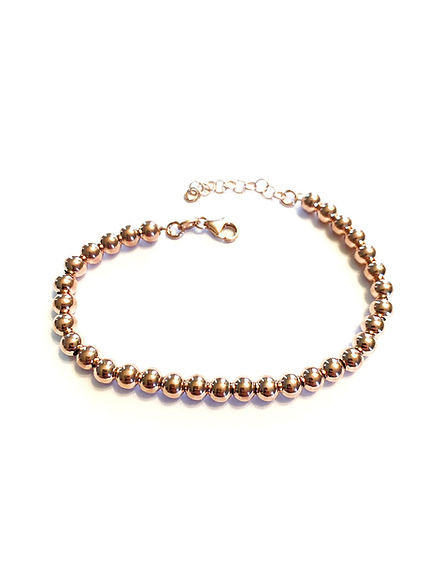 925 Silver Smooth Ball Bracelet