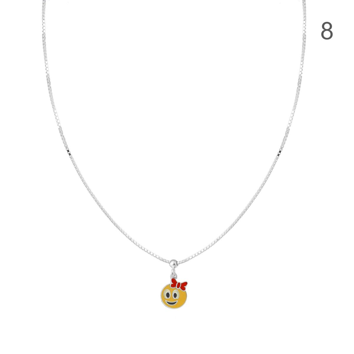 Collanina Bimba, con diversi soggetti , Argento S925