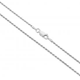 S925 Silver and Gold Rope Necklace