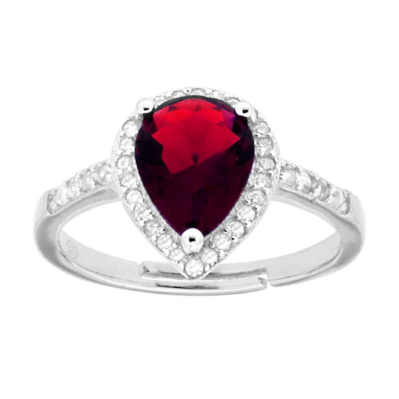 Kate drop ring in 925 silver