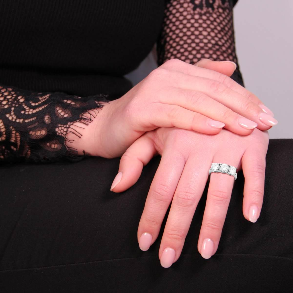 Anello Trilogy Classico, in ARGENTO S925