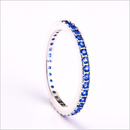 Anello Eternity Veretta, in Argento s925