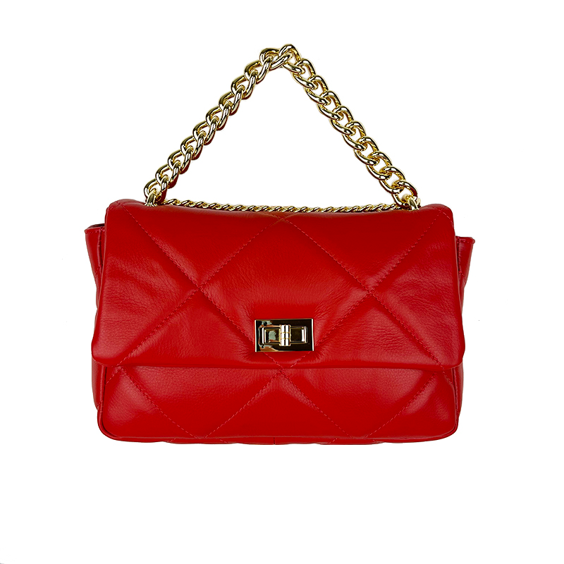 Borsa Piccola in Pelle a mano e con tracolla - diversi colori