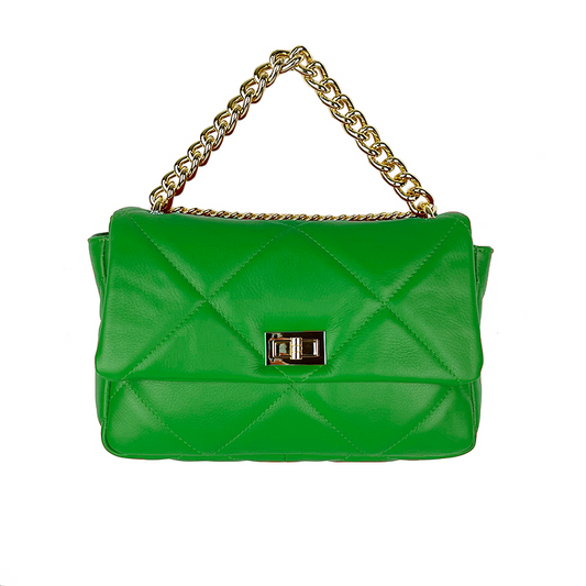 Small Leather Handbag and Shoulder Strap Bag - Various Colors