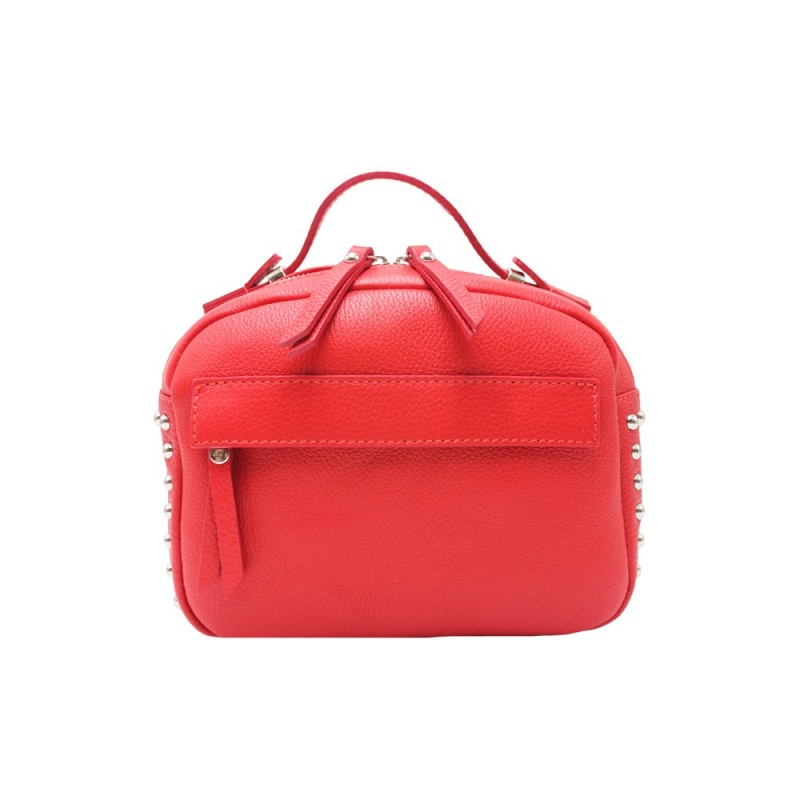 Borsa Piccola in Pelle a mano con borchie - diversi colori