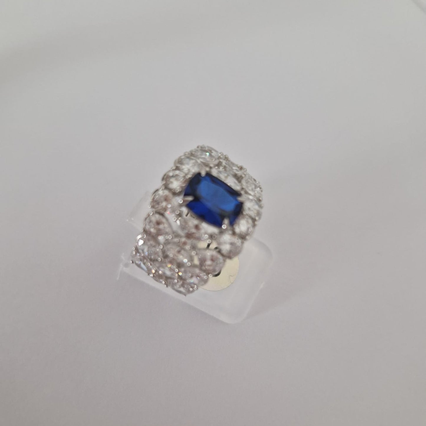 Brilliant Band Ring, in S925 Silver and Zircons