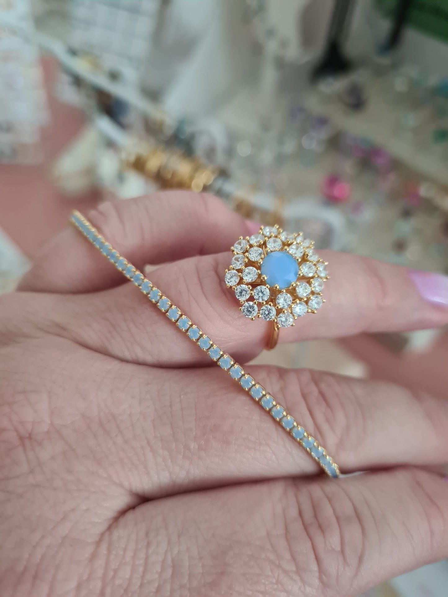 Bracelets Tennis en Argent 925 et Or avec Zircons 3mm - Bijou Elégant