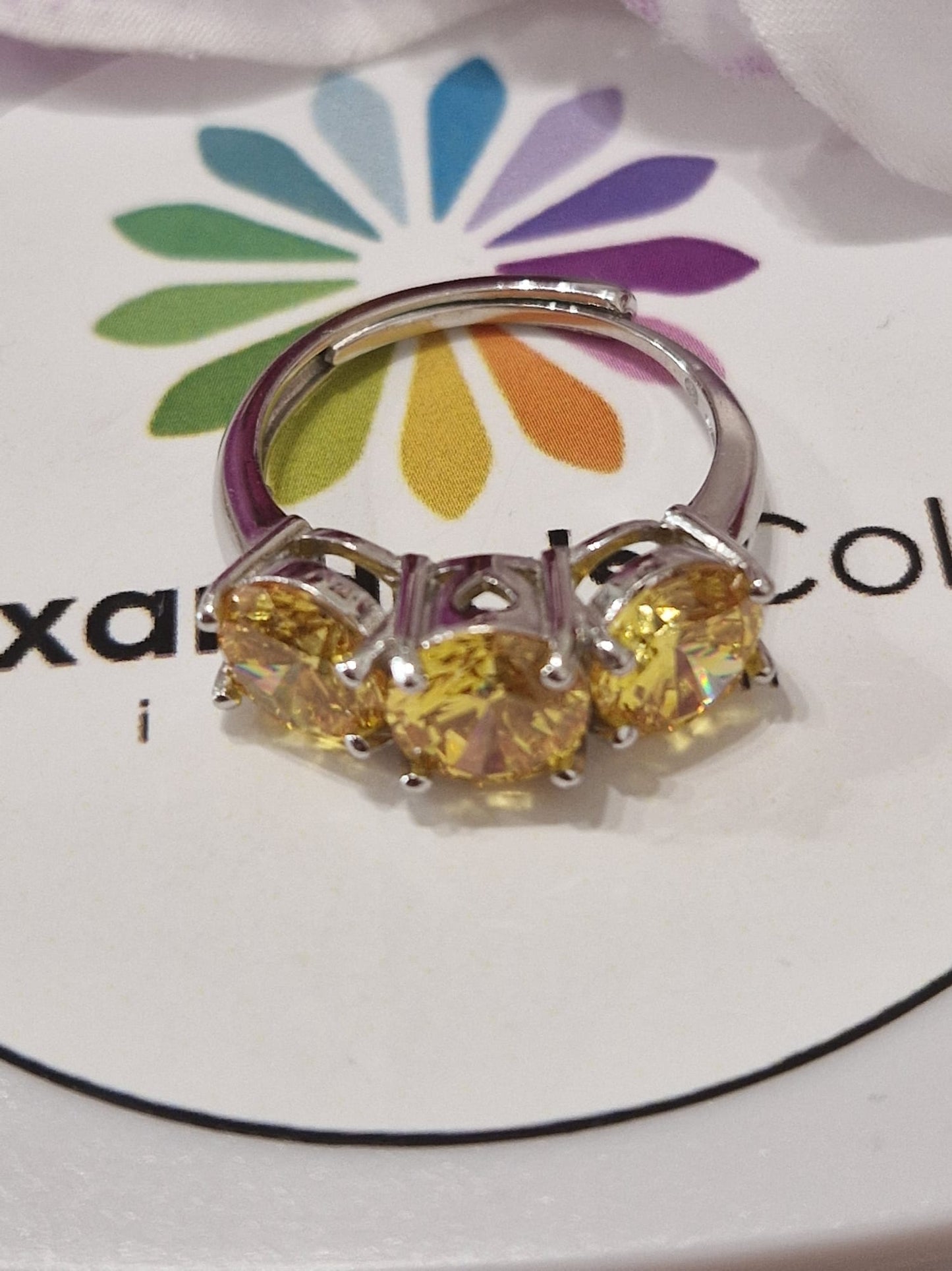 Anello TRILOGY MONOCOLOR 7mm, Produzione ESCLUSIVA, Argento 925