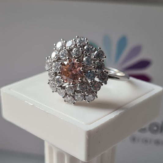 Anello Margherita COLOR, Produzione ESCLUSIVA, Argento 925