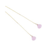 Orecchini Saliscendi con Goccia, Argento s925