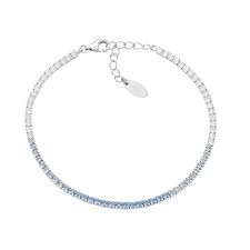 Mini Bracciali Tennis 1.5 mm, Degradè, Argento s925