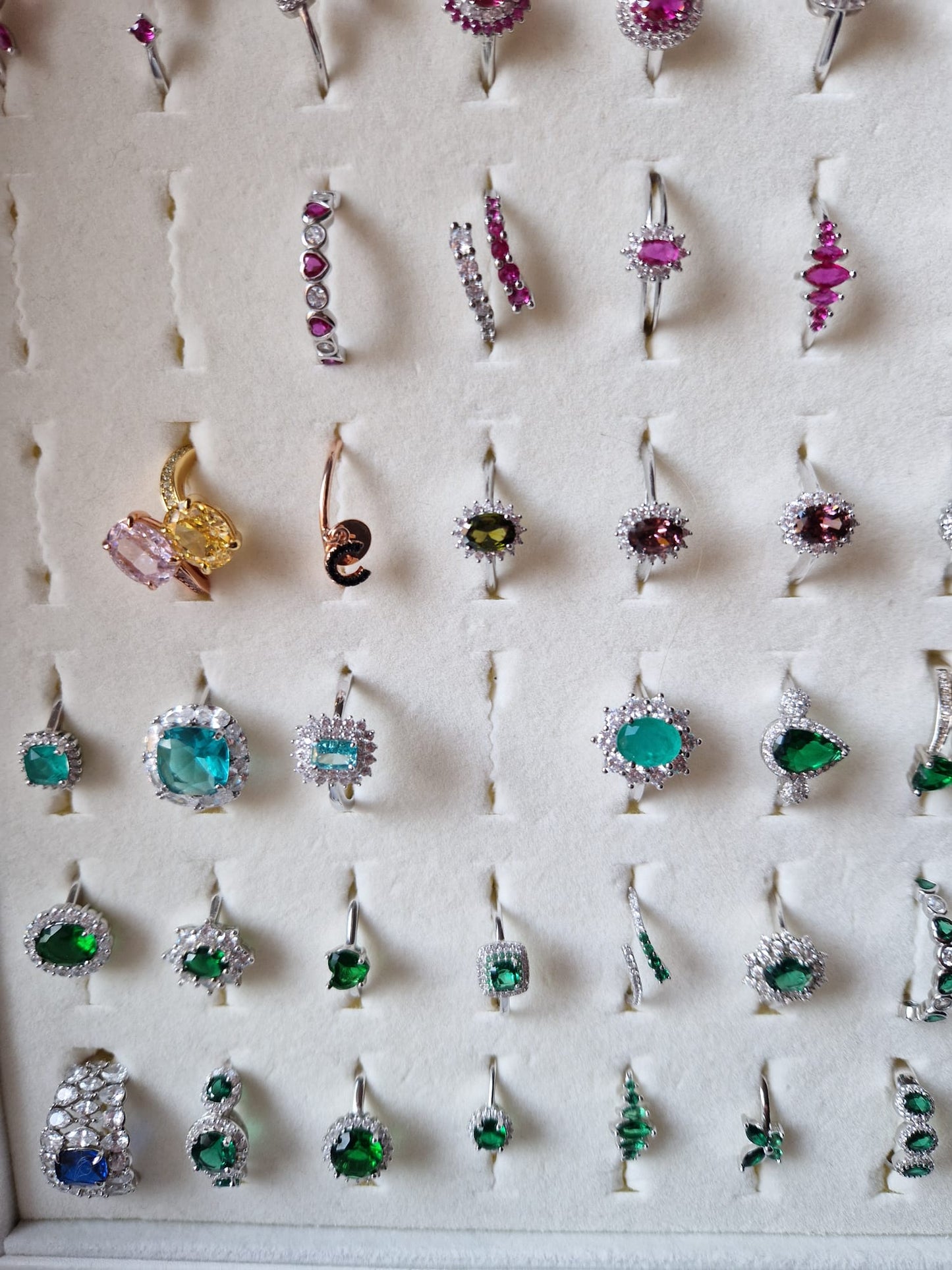 Placchetta Anelli Varie Forme COLOR Per le Dirette Live, SOTTO COSTO