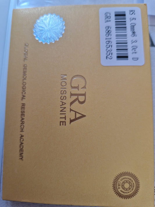 Orecchini Trilogy MOISSANITE certificata, in Argento S925