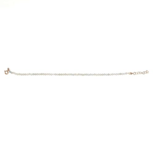 Braccialetto Pietre 1mm, Argento S925