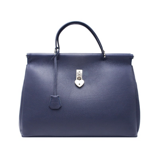 Borsa in Pelle con Lucchetto a Cuore - diversi colori