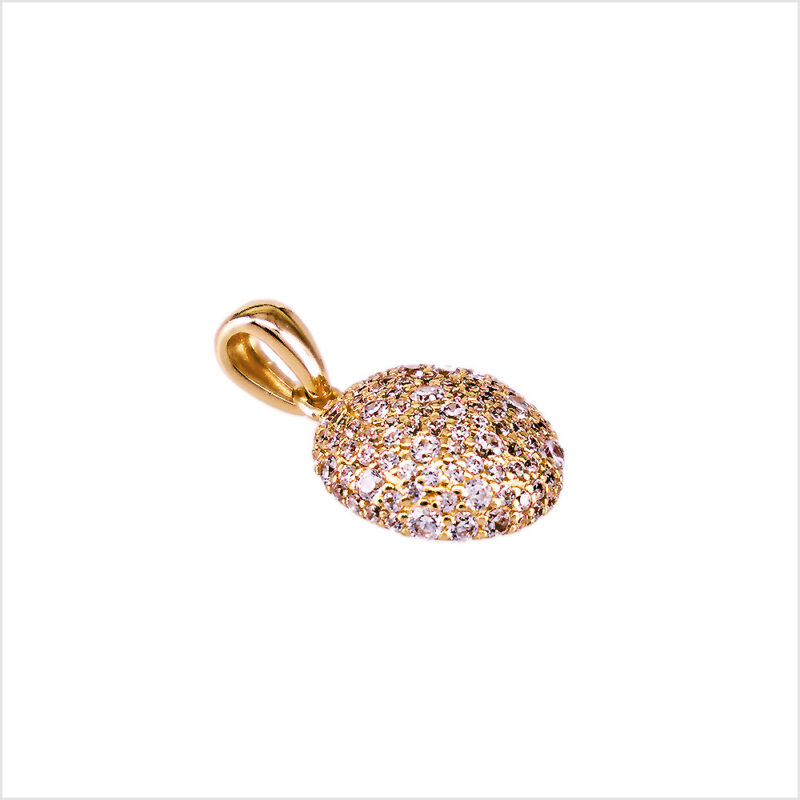 925 Silver Round Pendant Necklace