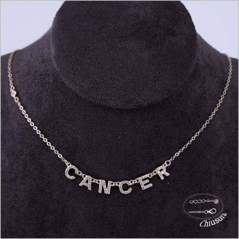 Collane Segno Zodiacale, in Argento 925 con Zirconi