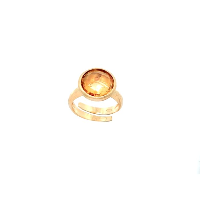 Anello Pietra Periosa Tonda Briolette