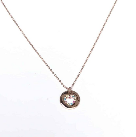 Necklaces with Star or Heart, in 925 Silver