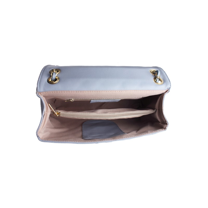 Borsa in Pelle trapuntata con catena - diversi colori