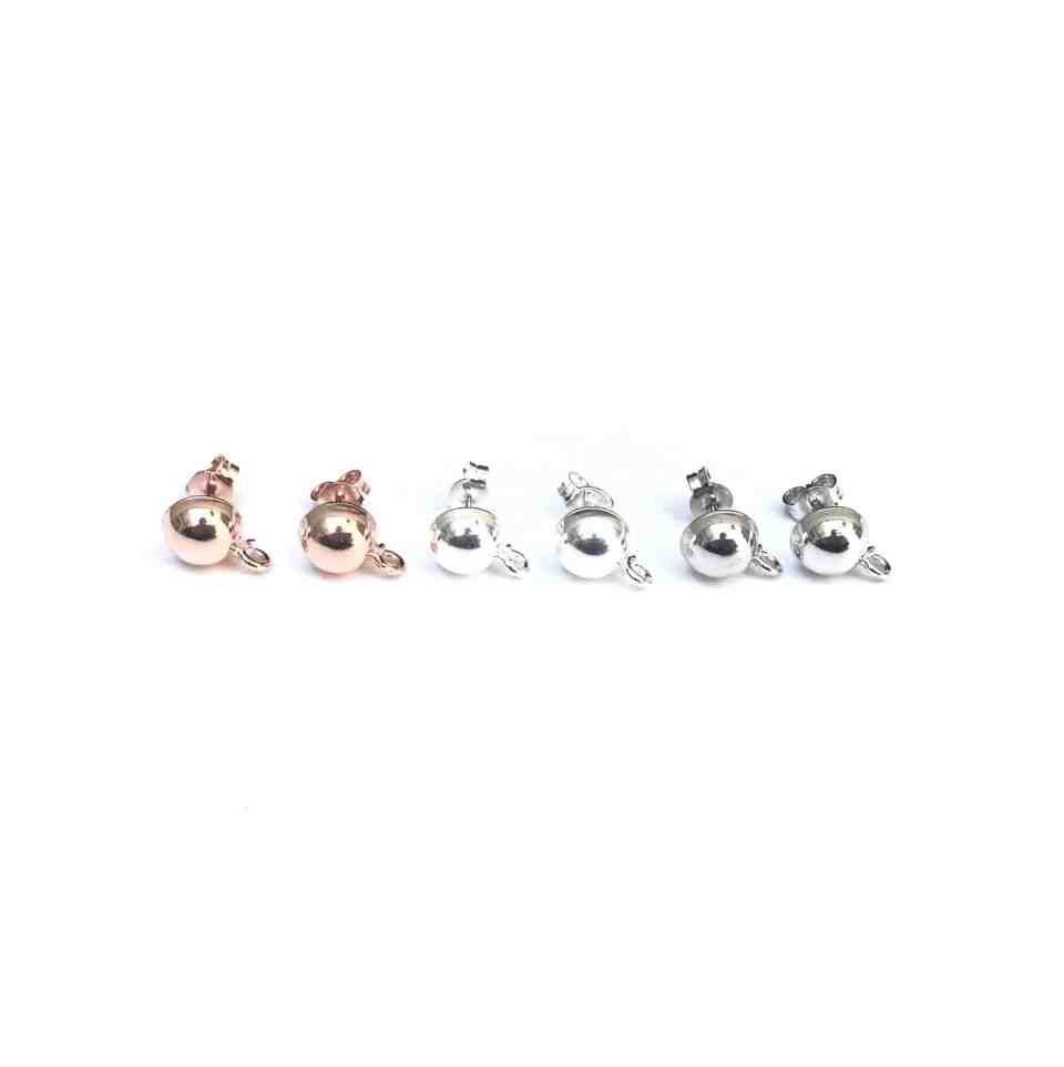 Orecchini Gocce Lilla e Acquamarina, Argento s925