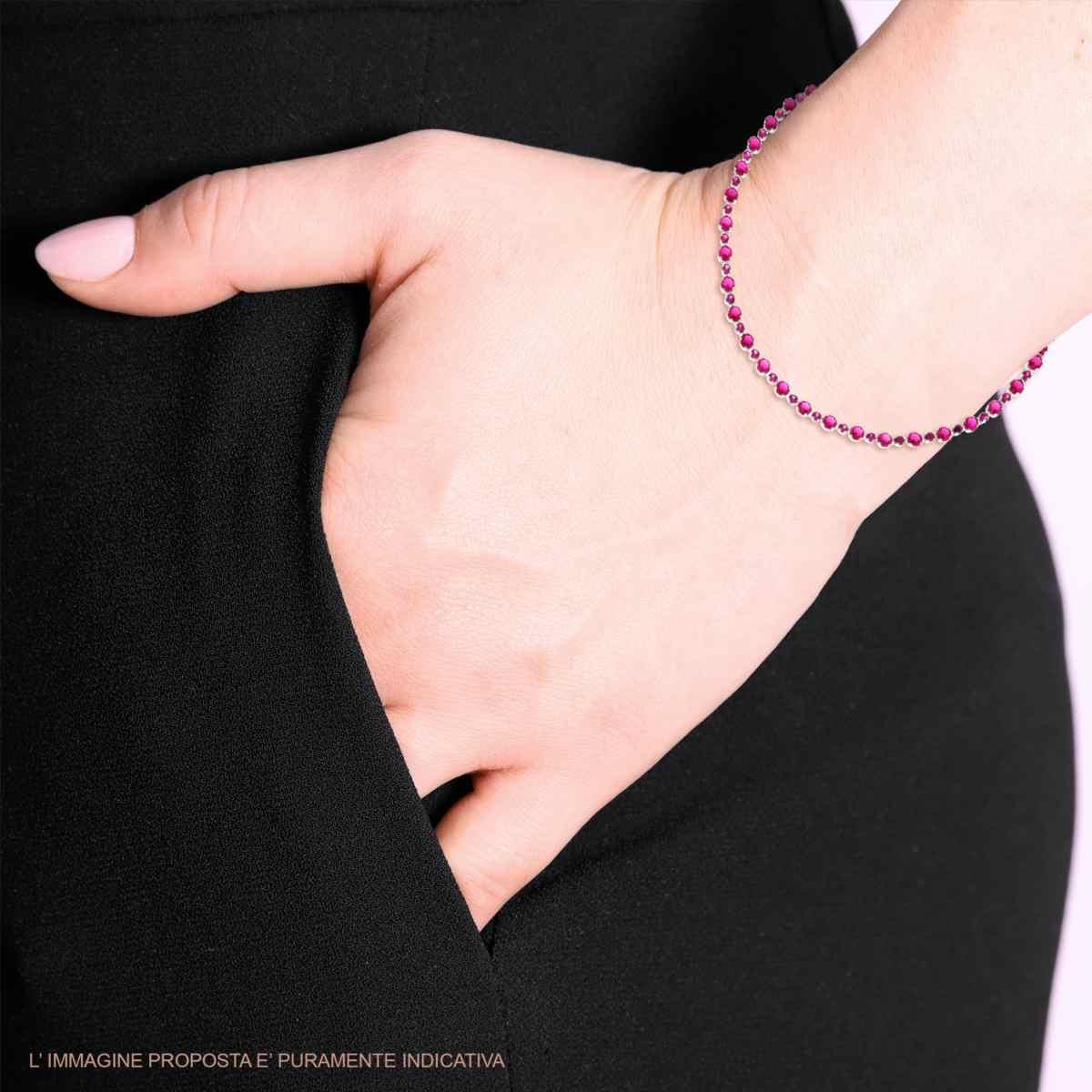 Mini Tennis Bracelets 1mm Silver Base