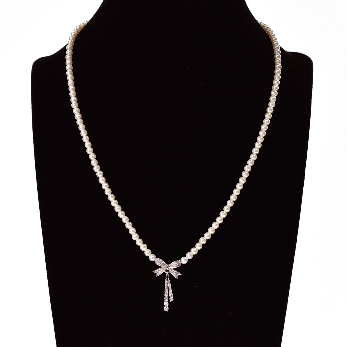 925 Silver Necklace with River Pearls