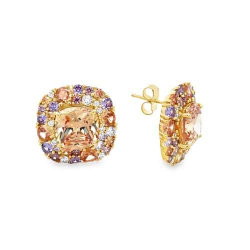 Orecchini Arlecchino, Argento s925 e oro