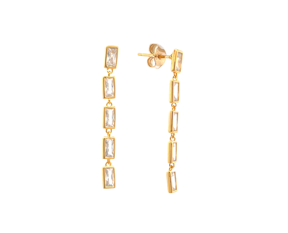 Hoop earrings with pearls and colored beads, in silver and gold