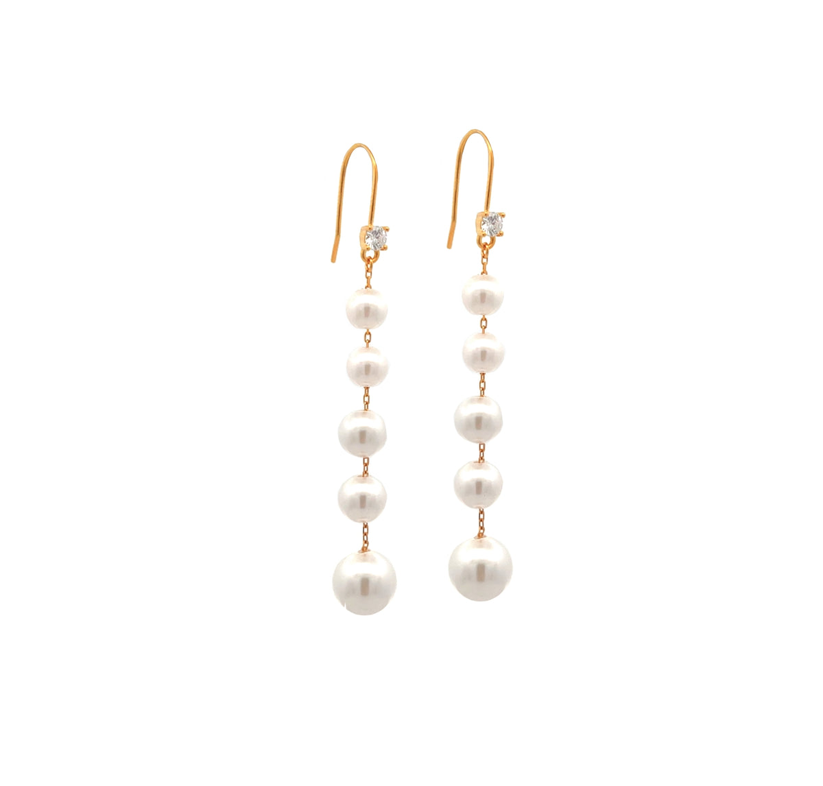 S925 Silver Drop Earrings with Light Point