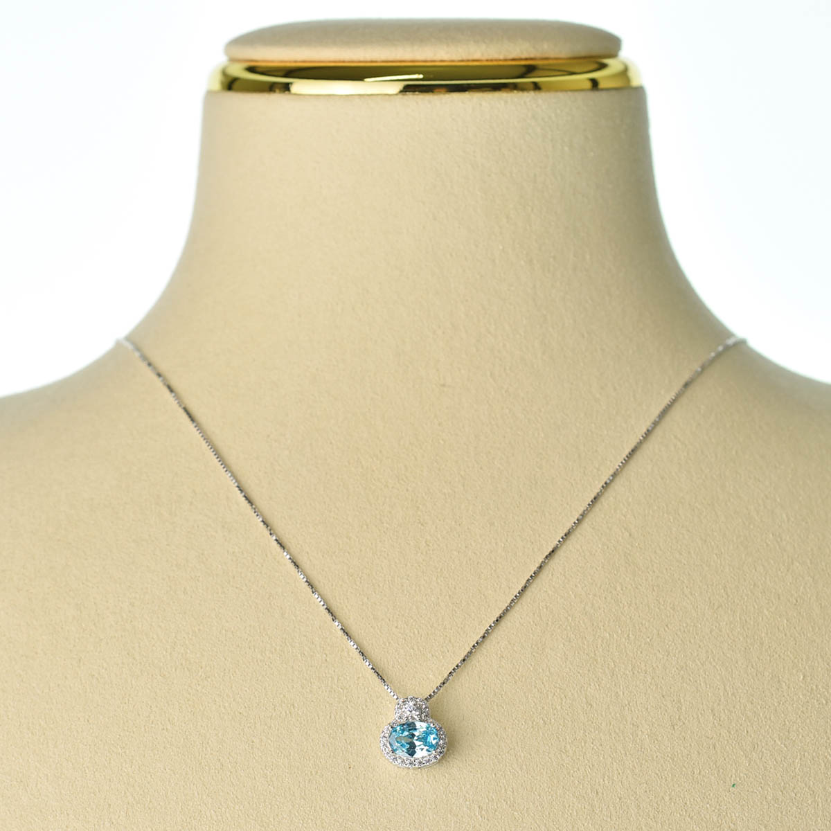 Collana Kate Ovale Big in Arg 925 Con Zirconi