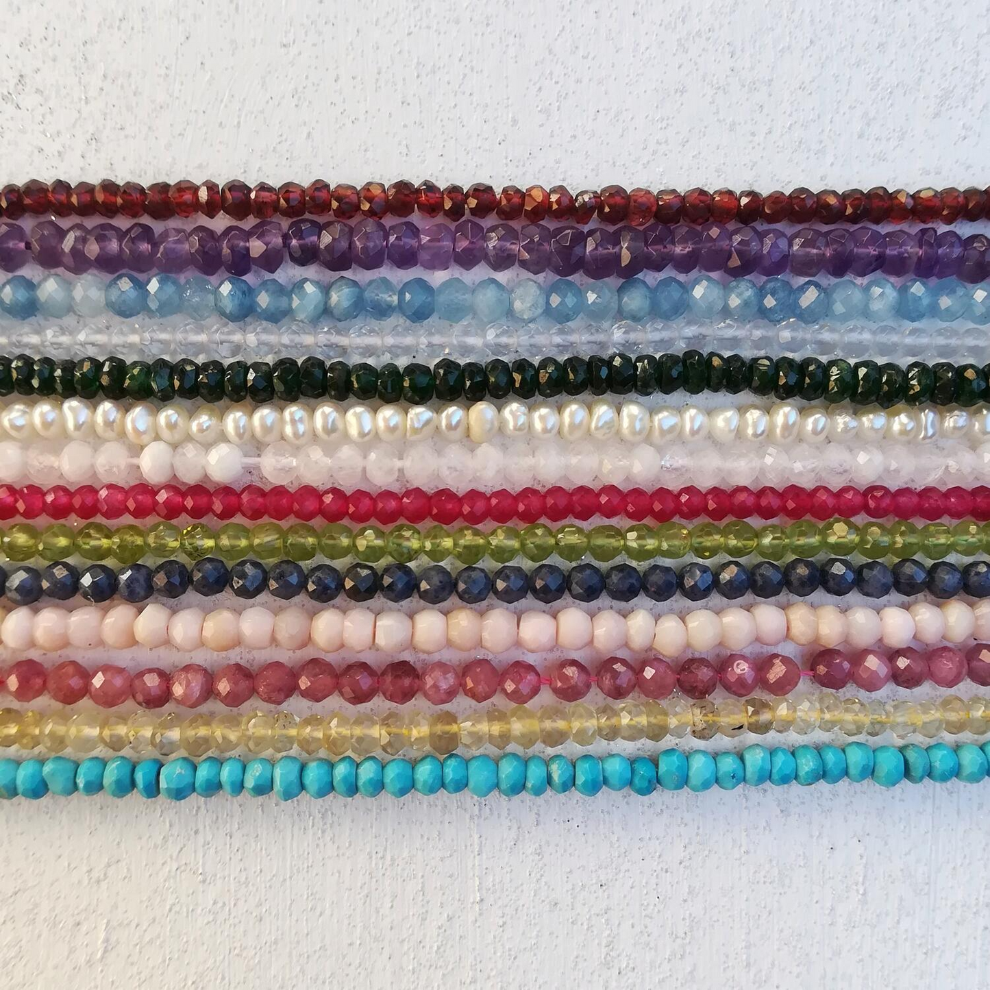 Bracciali con Pietre Naturali Colori Caldi, Argento s925, Produzione Propria