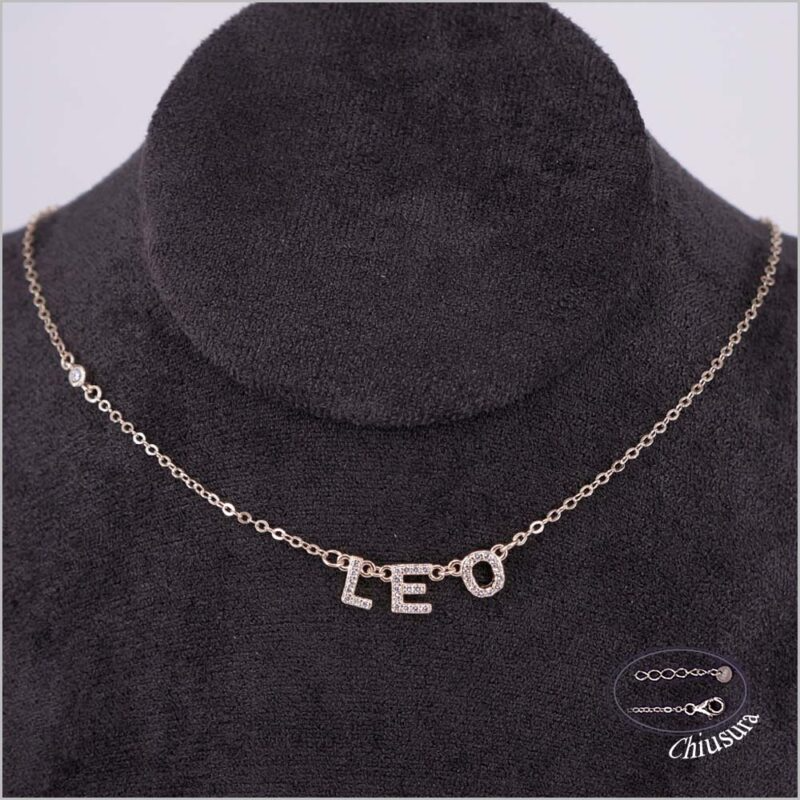 Collane Segno Zodiacale, in Argento 925 con Zirconi