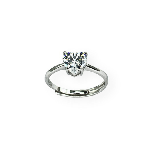 Anello Cuore Argento 925 – Eleganza e Stile con Zirconi