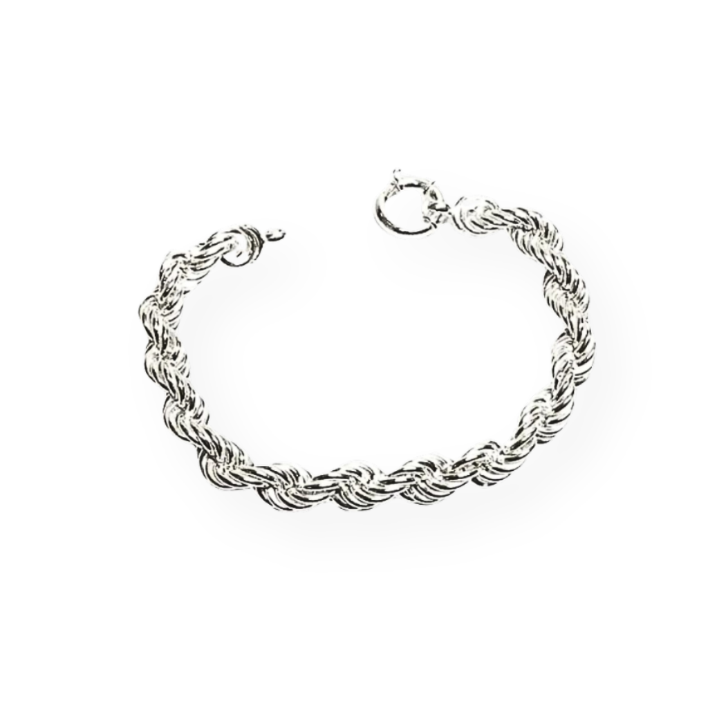 Bracelet corde en argent sterling 925