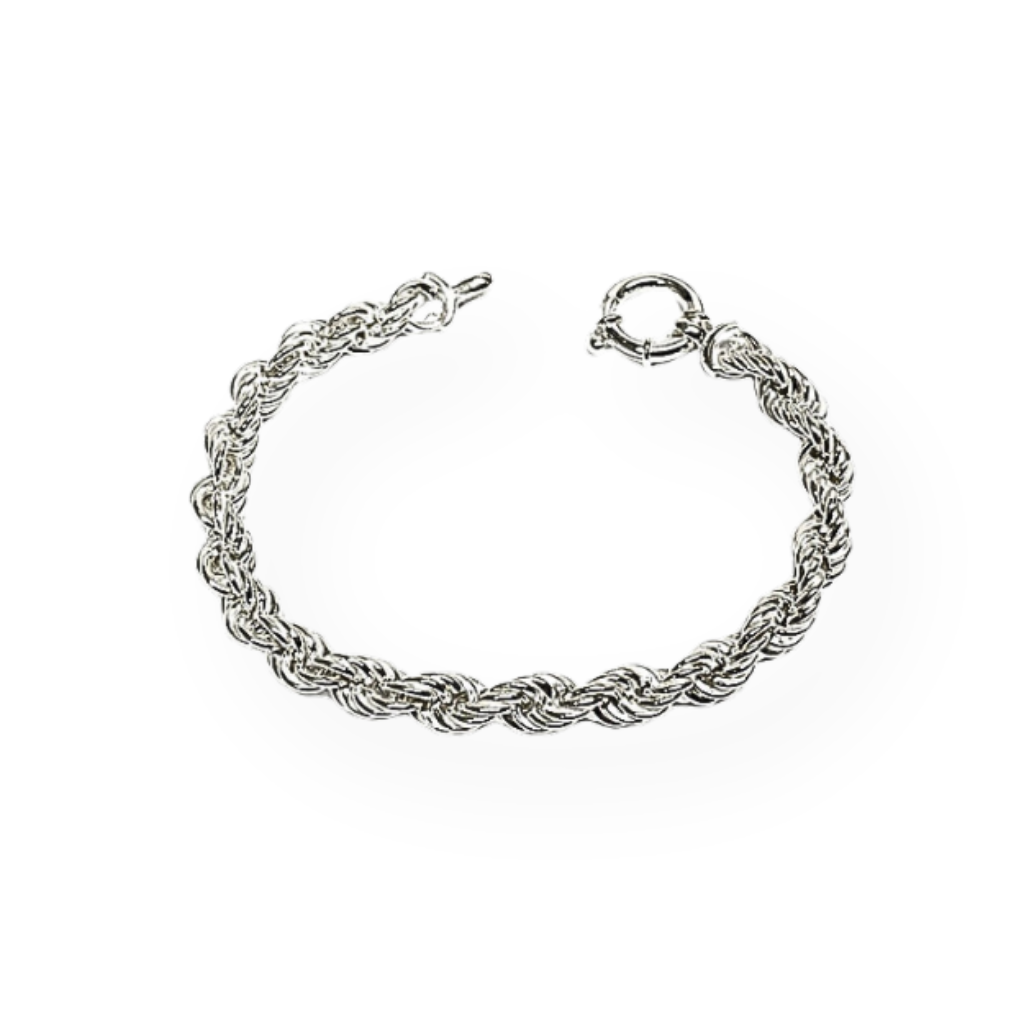Bracelet corde en argent sterling 925