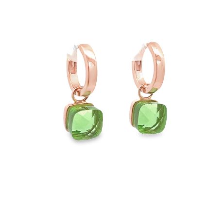 Orecchini a Punto Luce Quadrati Eleganti Donna
