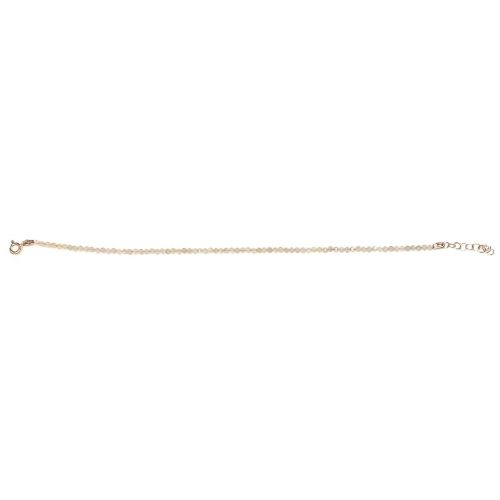 Braccialetto Pietre 1mm, Argento S925
